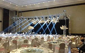 Aluminum lighting truss for GuangZhou hotel wedding event