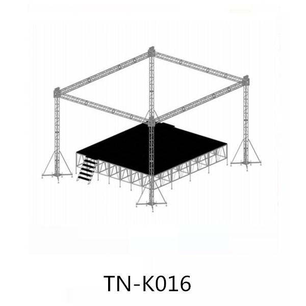 Flexible size stage truss design