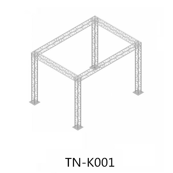 Fixed height truss booth
