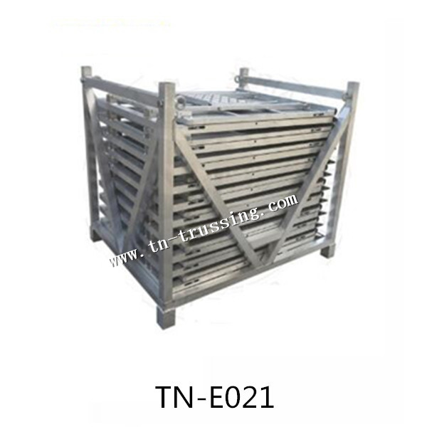 Aluminum barriers trolley frame