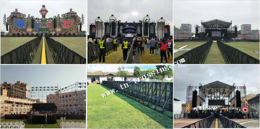 black concert barriers system for events used.jpg
