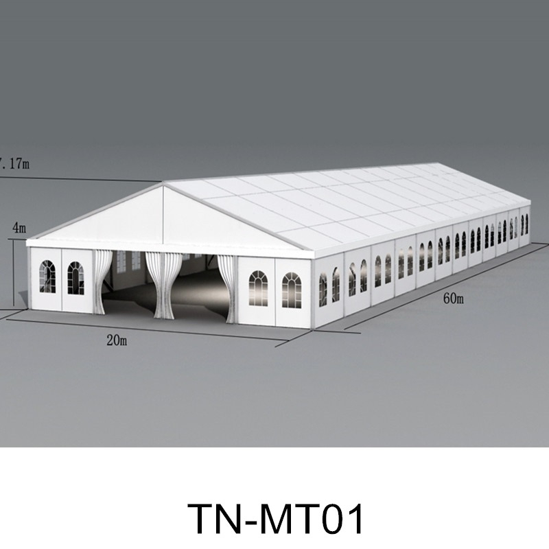 Marquee tent structure event used