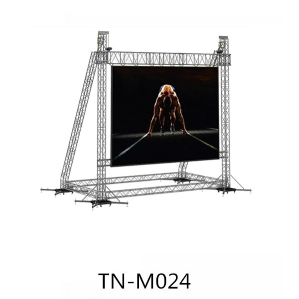 Goal post truss for LED screen